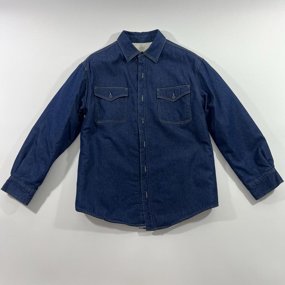 Northwest Territory Small Blue Denim Sherpa Lined Jacket